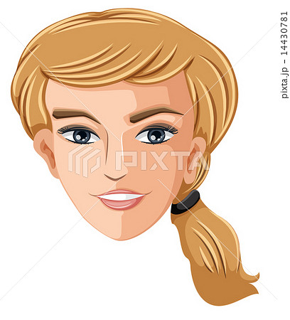 A head of a blonde girl A head of a blonde girl 14430781