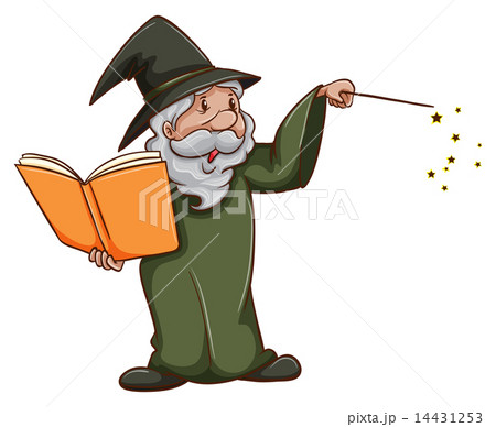 A simple sketch of an old wizard 14431253