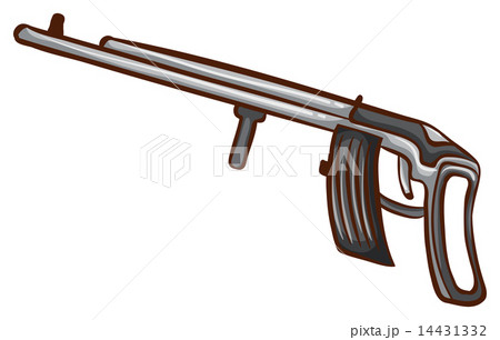 A simple sketch of a soldier's gun 14431332