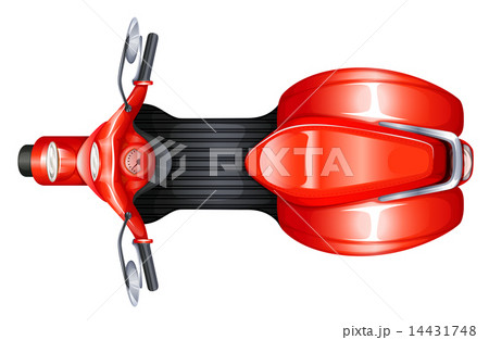 A red scooter A red scooter 14431748