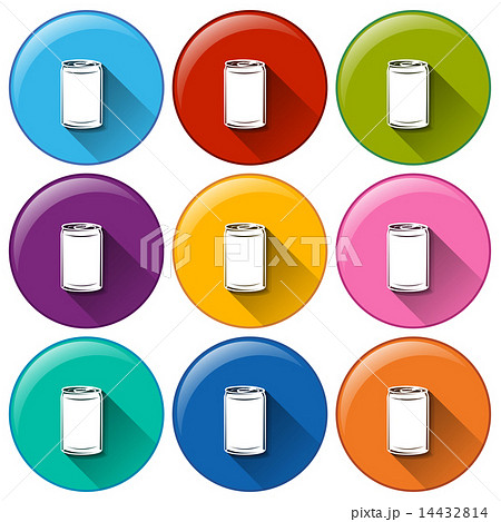 Buttons with canned drinks Buttons with canned drinks 14432814