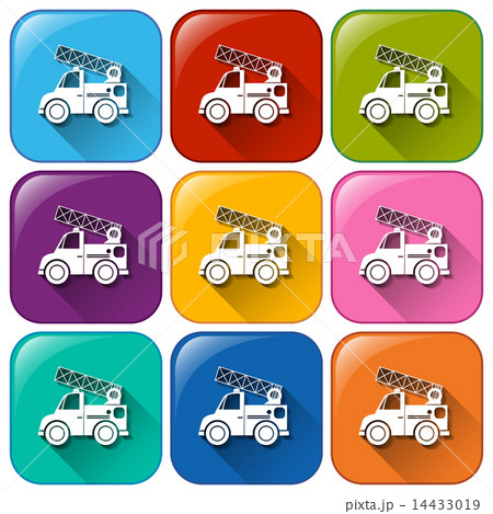 Buttons with mounting vehicles 14433019