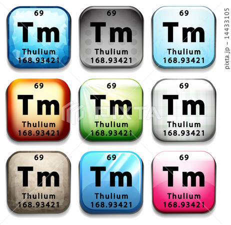 The chemical element Thulium The chemical element Thulium 14433105