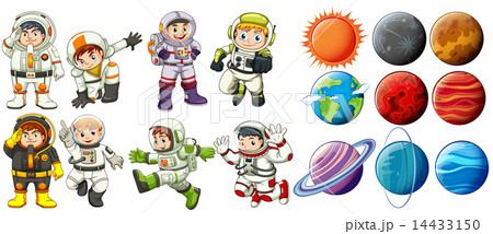 Astronauts and planets 14433150