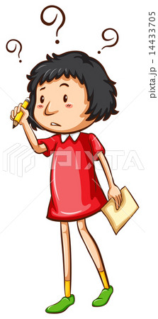 Girl thinking 14433705