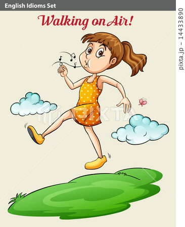 A girl walking on air 14433890