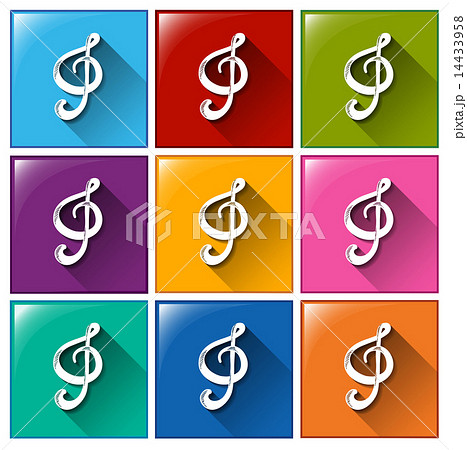 Buttons with G-clef Buttons with G-clef 14433958