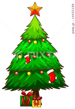 A simple sketch of a christmas tree A simple sketch of a christmas tree 14435199