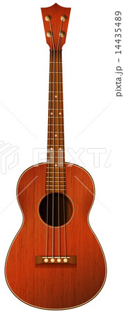 A brown guitar 14435489