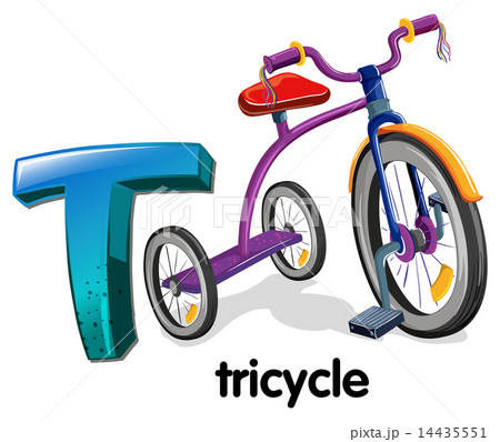 A letter T for tricycle 14435551