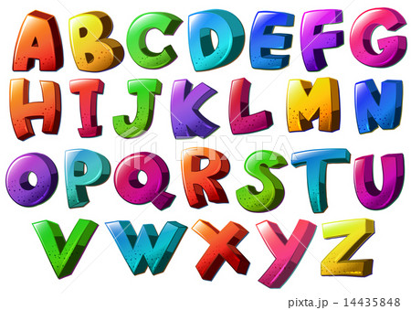 Letters of the alphabetのイラスト素材 [14435848] - PIXTA