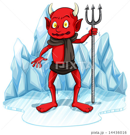 Freezing man with a fork 14436016