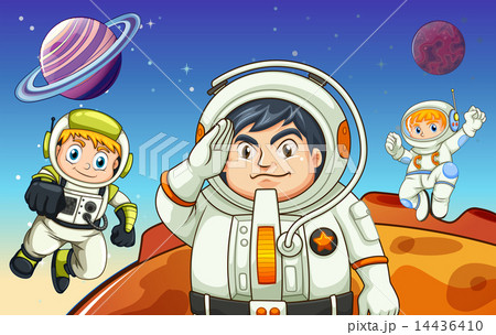Astronauts in the outerspace Astronauts in the outerspace 14436410