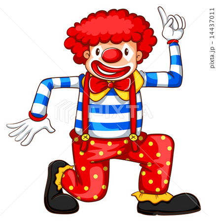 A playful clown A playful clown 14437011