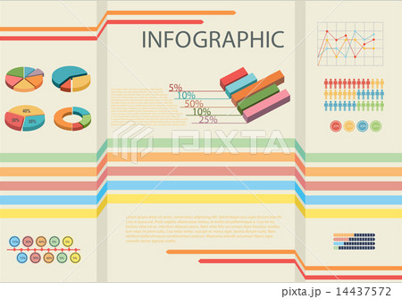 Infographic showing the statistics of people 14437572
