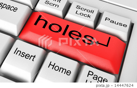 holes word on white keyboard holes word on white keyboard 14447624