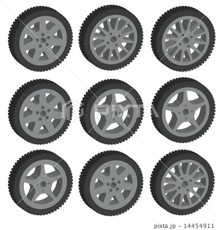 automotive wheel with alloy wheels.  14454911