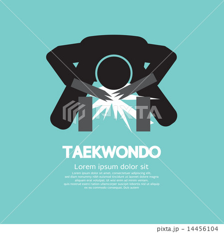 Taekwondo Asian Sport Symbol 14456104