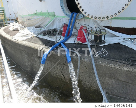 水中ポンプによる排水 水中ポンプによる排水 14456141