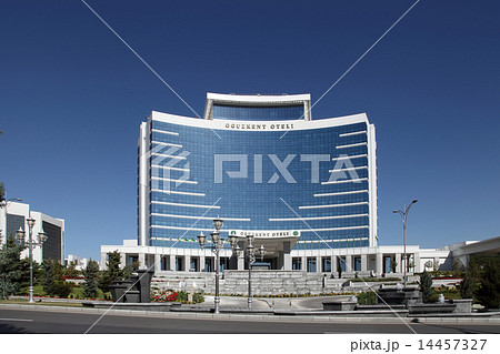 Modern architecture of Ashgabat. Hotel. Ashkhabad. Modern architecture of Ashgabat. Hotel. Ashkhabad. 14457327