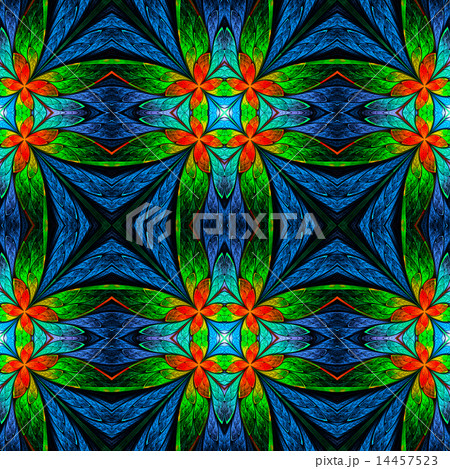 Symmetrical flower pattern Symmetrical flower pattern 14457523