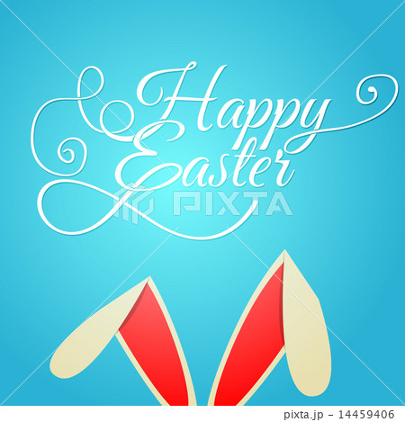 Happy Easter Typographical Background 14459406