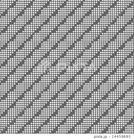 Monochrome pattern with white dotted diagona 14459693