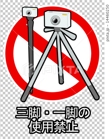 禁止使用三腳架/獨腳架 14460250