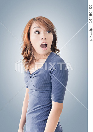 Surprised Asian woman 14460439