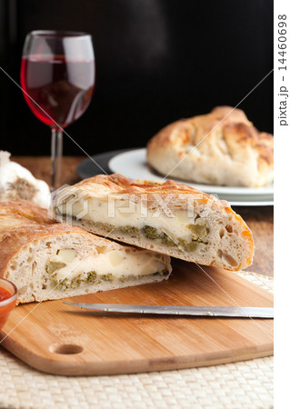 Italian Stromboli Stuffed Bread 14460698