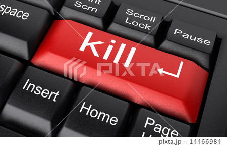 kill word on red keyboard button 14466984