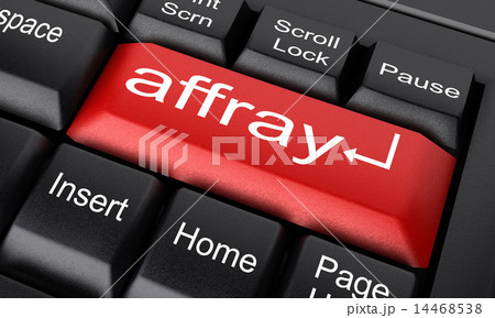 affray word on red keyboard button 14468538