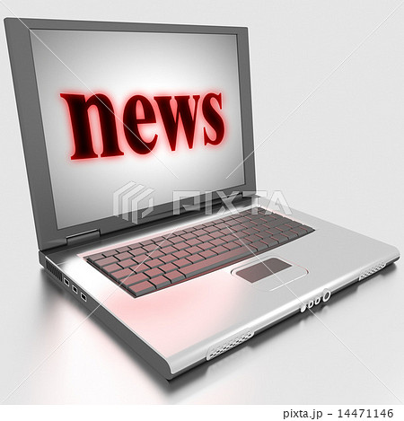 news word on laptop 14471146