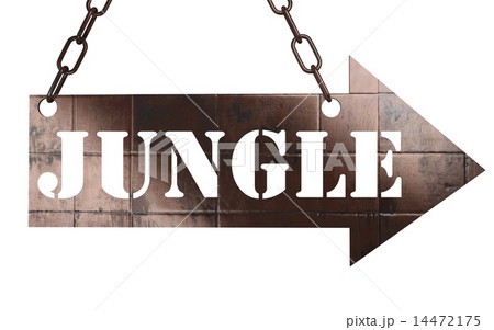 jungle word on metal pointer jungle word on metal pointer 14472175