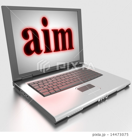 aim word on laptop 14473075