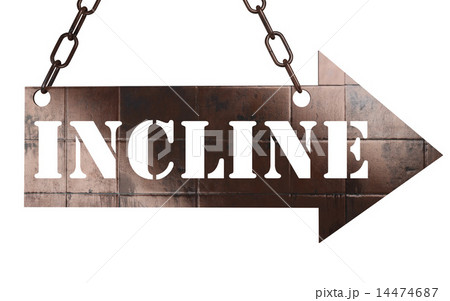incline word on metal pointer 14474687