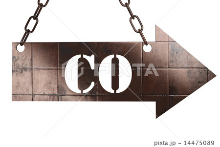 co word on metal pointer 14475089
