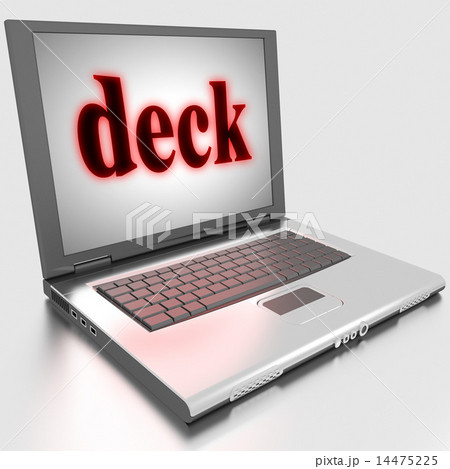 deck word on laptop deck word on laptop 14475225