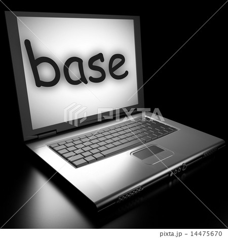base word on laptop 14475670