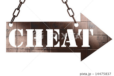 cheat word on metal pointer 14475837