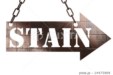 stain word on metal pointer 14475909