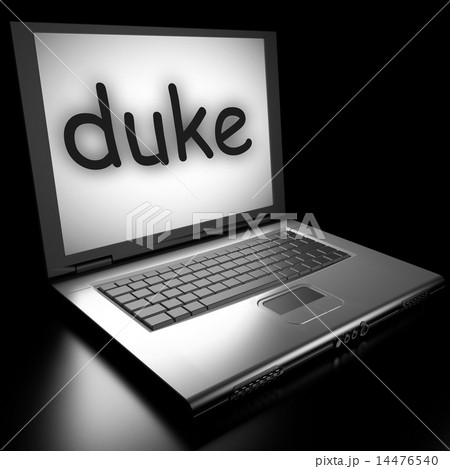 duke word on laptop 14476540