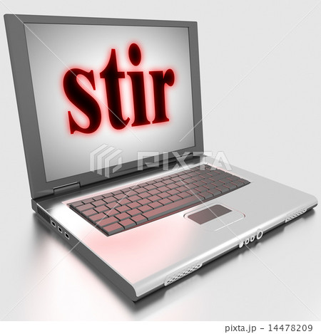 stir word on laptop stir word on laptop 14478209