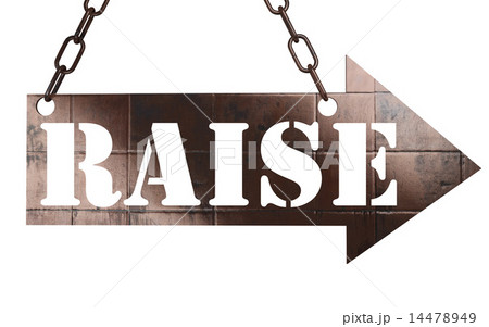 raise word on metal pointer 14478949