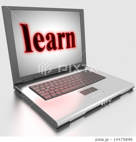 learn word on laptop 14479896