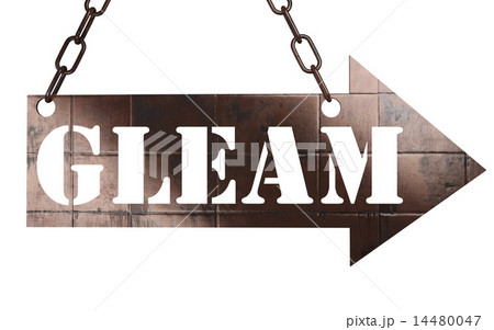gleam word on metal pointer gleam word on metal pointer 14480047