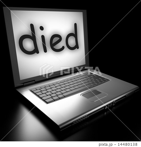 died word on laptop 14480138