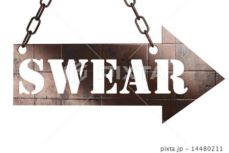 swear word on metal pointer 14480211