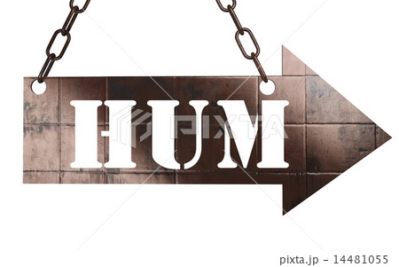 hum word on metal pointerのイラスト素材 [14481055] - PIXTA
