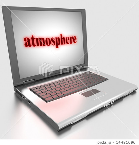 atmosphere word on laptop atmosphere word on laptop 14481696